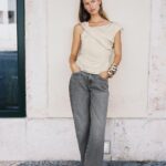 JACQUARD ASYMMETRIC TOP