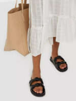 Black Double Knot Sandals