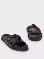 Black Double Knot Sandals - Image 3