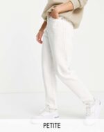 Petite Nora High Rise Mom Jeans in Ecru - Image 2