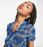 Daisy Street Button Front T-shirt Mini Dress - Image 3