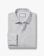 Non-Iron Mini Herringbone Classic Fit Shirt