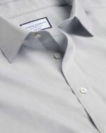 Non-Iron Mini Herringbone Classic Fit Shirt - Image 3