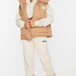 Petite Stone Padded Panel Hooded Tank