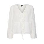 Palma Tie Long-Sleeve Blouse - Image 4