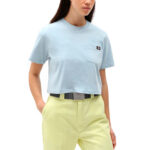 Dickies Womens Porterdale Cropped T-Shirt Fog Blue