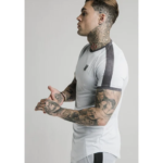 Panel Eyelet Tech Tee – Ice Grey