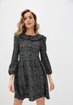 Petite Monochrome 3/4 Sleeve Mini Dress - Image 3