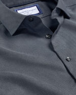 Non - Iron Diamond Texture Stretch Extra Slim Fit Shirt - Image 3