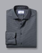 Non - Iron Diamond Texture Stretch Extra Slim Fit Shirt