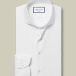 Non-Iron Performance Twil Slim Fit Shirt - White