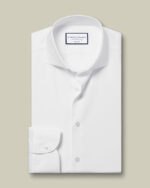 Non-Iron Performance Twil Slim Fit Shirt - White