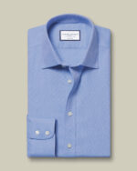 Non-Iron Royal Oxford Classic Fit Shirt - Ocean Blue