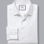 Non-Iron Slim Fit Egyptian Cotton Shirt - White