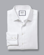 Non-Iron Slim Fit Egyptian Cotton Shirt - White