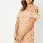 Crotchet Detail Shift Dress