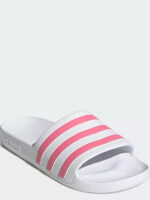 Adidas Sportswear Womens Adilette Aqua Sliders - White/Pink