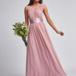 Petite Natalie Rose Pink Maxi