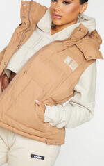 Petite Stone Padded Panel Hooded Tank - Image 2