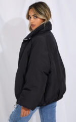 Extreme Oversized Puffer Jacket Black - Image 2