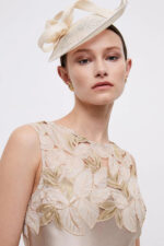 Cutwork Lace Trim Full Skirt Midi Dress And Jacket Set - Image 6