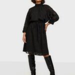 Damina 3/4 Short Dress Black