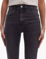 Jamie High Rise Skinny Jean in Washed Black - Image 3