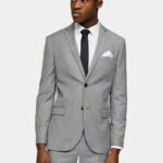 Bando Slm Suit Jacket In Grey