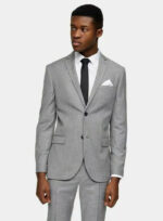 Bando Slm Suit Jacket In Grey