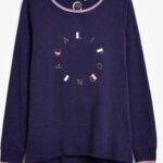 California Long Sleeve T-Shirt Navy Blue